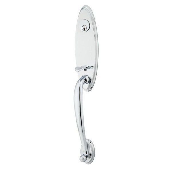 Bright Chrome Handleset 4411OCTUS26, Emtek, Mfr#: 4411OCTUS26
